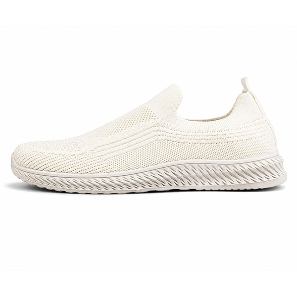 Espadrille ballerine pour femme fz1982 blanc/beige miniature